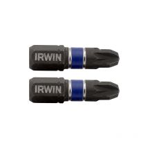 1923359 PZ3 25 mm impact embouts de tournevis (lot de 2) - Irwin