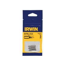 Końcówki kpl. 3szt. 25mm ph1, i ph3 w blistrze - Irwin