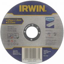 Tarcza do cięcia aluminium płaska 125mm x 1,6mm x 22,23mm - Irwin