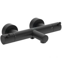 CeraTherm - Thermostat-Badewannenarmatur, Seidenschwarz A7588XG - Ideal Standard