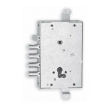 Fiam - Serratura Porta Blindata 4 mandate con Scrocco reversibile - Scatola 137x205 mm compatile con Cisa - 66803280GF4