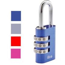 Iseo Lucchetto Combinaz.Mm30 3 Cifre Viola