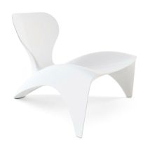 Isetta Vanity Grey Originale Slide Di Design Per Giardino Esterno Interno Colorata Moderna Polietilene Made In Italy Sedia Seduta Poltrona