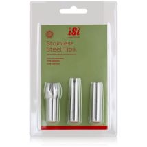 Isi Set 3 Beccucci Acciaio Inox Serie Whip Professionale