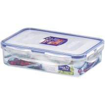 Frischhaltedose – luftdicht – 20,5 x 13,3 x 5,3 cm – 100% lebensmittelecht – stapelbar – für Kühlschrank und Mikrowelle