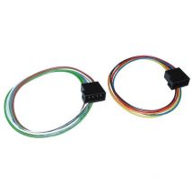 Iso Buchse Autoradio-Adapter 40cm – Universal – 1x ISO Buchse auf offene Enden – Lautsprecher – 1x ISO Buchse auf offene Enden – Strom