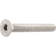 Senkschrauben M3x12 Senkkopfschrauben mit Innensechskant ISO10642, Edelstahl A2 - 1000 Stück