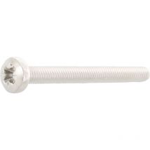 ISO7045 m 4x 12 Phillips Kreuzschlitz Edelstahl A2 Linsenschraube (DIN7985A)