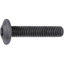 ISO7380-2 010.9 m 5x 8 blank Linsenschraube mit Flansch und Innensechskant