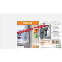 Climapor - Isolant pour encadrement de fenêtre et caisson de volant roulant - polystyrène - blanc - panneau : 124 cm x 27 cm x 9 mm - 9 sach. ( 9 m2)