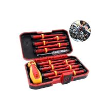 L&h-cfcahl - Isolé tournevis électricien 1000V Set Conseils magnétiques interchangeables Outils de réparation électrique Kit Boîte de 13pcs