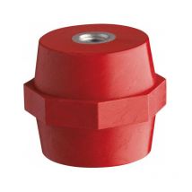 Isolateur en Laiton Vemer H35 M6 couleur rouge SA524600