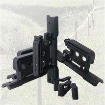 Isolateurs pour bande et corde jusqu'à 4 cm avec fermeture de sécurité 25 pcs