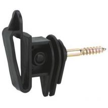 Isolatore elettrorecinzione con vite legno per fettuccia