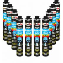 Isolbau - Adhésif d'isolation Mousse adhésive 10 x 750 ml Adhésif de périmètre eps xps haute qualité