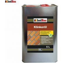 Isolbau - Huile de clinker 5 l Huile de brique naturelle Huile de clinker Nettoyant Huile de céramique Qualité professionnelle