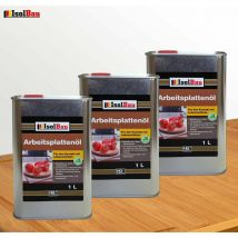 Isolbau - Huile pour plans de travail Huile pour meubles Huile d'entretien 3 l Protection du bois Huile dure Huile pour bois Huile naturelle pour