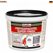 Isolbau - Poids du mastic 10 kg de mastic prêt à l'emploi Super Finish Q4 Plâtre Lisse les surfaces Remblai