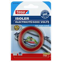 Isoler - Electrique Rouge 15mmx10ml Tesa