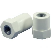 HC21.26-HF8.08CF8.08 Isolierstützer hexa (Ø x H) 21 mm x 26 mm M8 x 8 mm Polyester, Stahl glasfase