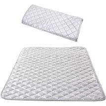 Rnemitery - Isolierte Bügeltischdecke, Dampfbügelbezug, Tragbare Tisch-baumwoll-bügelmatte Für Waschmaschine, Trockner, Reisen, Zuhause, 48 X 85 Cm (1