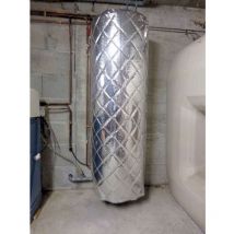 Werka Pro Isolierung 4 Schichten für Warmwasserspeicher – Dicke 6 mm – Höhe 1,60 m x Länge 2 m – Energieeinsparung