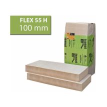 Panneau Isolant Flexible Isonat Flex 55 – Épaisseur 100mm – Largeur 58cm – Lambda 0,036w/m.k – Absorption Phonique 95% – Buitex