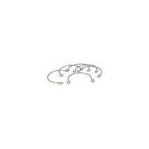 Le Sanitaire - Isowa vela clip bague élastique en fil diamètre 66mm/100 pcs
