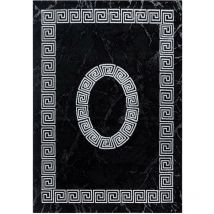 ISPA - Tapis Baroque (Noir - 120x170cm)