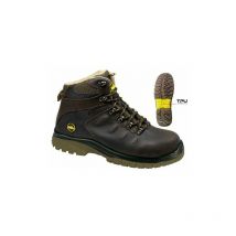 Issaline Calzature Da Lavoro Alte 45 Falcon Marrone Scuro