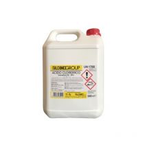 Italchimici - 5 lt d&39acide chlorhydrique muriatique pur a 33% dA tartrant pour calcaire
