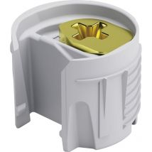 Italiana Einbohrteil PK2 Pro - Arretierung für Tablarstärke 18-19mm, Kunststoff lichtgrau