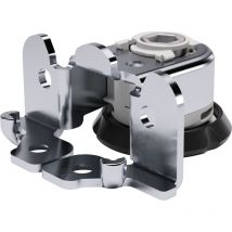 Italiana Ferramenta - Italiana Höhenversteller für Sockelleiste Integrato Tech d Höhe 23mm, Zinkdruckguss/Kunststoff schwarz