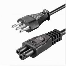 Maxtech – Netzkabel 1,2m mit italienischem Stecker – 2,5A-10A – Stromkabel für Computer und elektronische Geräte