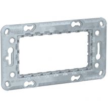 Italienischer Rahmen zamak 4 Module Schneider NU7104