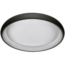 Italux - Alessia - Plafonnier led Moderne Noir, Blanc Chaud 3000K 2750lm