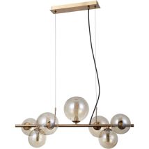 Italux - Canello Modern 7 Light Bar Pendant Ceiling Light, G9