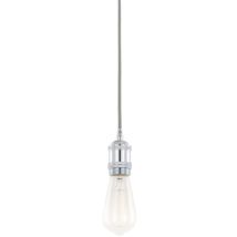Classo - Portalampade Sospeso Moderno Cromato 1 Luce, E27 - Italux