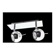 Hary Faretto da soffitto moderno a doppia luce a 2 luci, GU10 - Italux