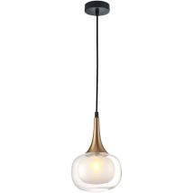 Italux - Konila Lámpara de techo colgante de cúpula moderna de 1 luz, G9