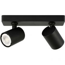 Italux - Lumsi Modern 2 Light Twin Ceiling Spotlight, GU10