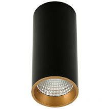 Moldes Big bl / go Ceiling 3000K - led tecnici moderni montati su superficie nero, oro, bianco caldo 3000K 820lm - Italux