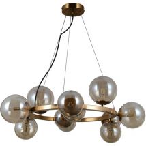 Italux Montora Moderne 11-flammige Kugel-Pendel-Deckenleuchte, G9