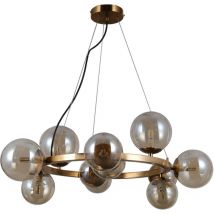 Italux Montora Moderne 11-flammige Kugel-Pendel-Deckenleuchte, G9