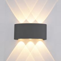 Ortelo Moderne Outdoor Up Down Wandleuchte led, - Italux
