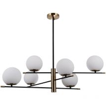 Italux Stelia Moderna lámpara de techo colgante de 6 luces con forma de globo, E14