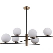 Italux Stelia Moderna lámpara de techo colgante de 6 luces con forma de globo, E14