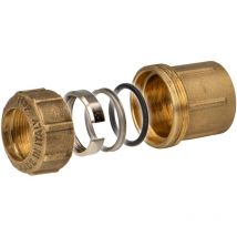 Itap vx Messing-Klemmverbinder mit ig 1 Zoll x ø 32 mm - für PE-Rohr
