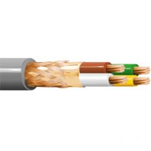 Geschirmtes daten- und steuerkabel 4x0.75mm2 grau als meterware - cc-47grb500 - ITC