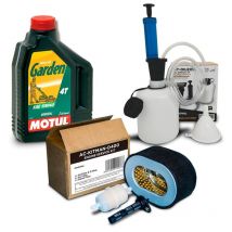 Itc power Wartungsset Diesel 5 tlg. Öl-/Luft-/Diesel-Filter 2 l Öl Ölablasspumpe